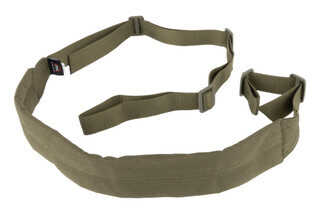 Adjustable Primary Arms Wide Padded 2-Point Sling features OD Green polyester